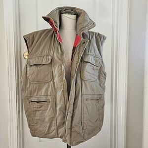 OMNI II Vintage Cargo Hunting Puffer Vest L